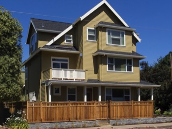  SW Portland Custom home: Main Floor living with flexible spaces on upper level. Wood shop next to garage. 	 